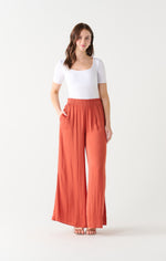 gina high waist flowy wide leg pants