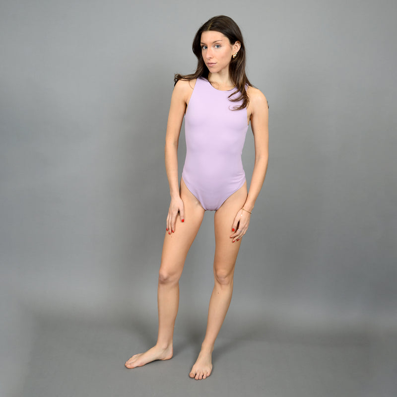 roxanna crewneck bodysuit- dusty mauve