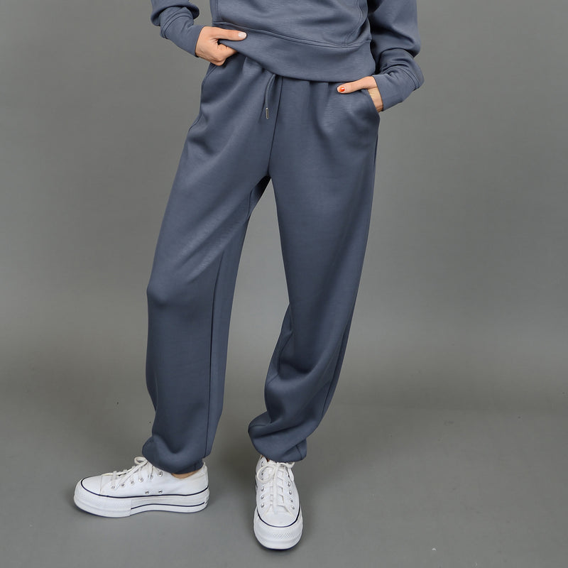 joselle soft knit jogger- steel