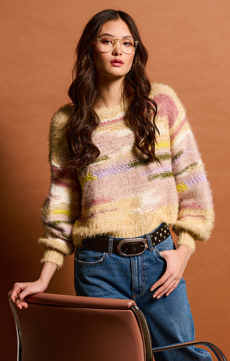 shanti melange sweater