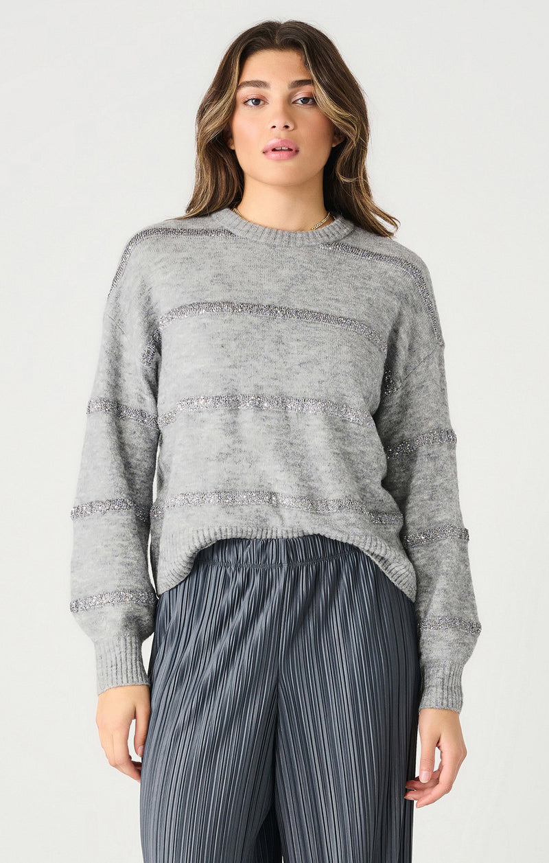 ember sequin stripe sweater