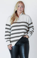 jasleen half zip sweater