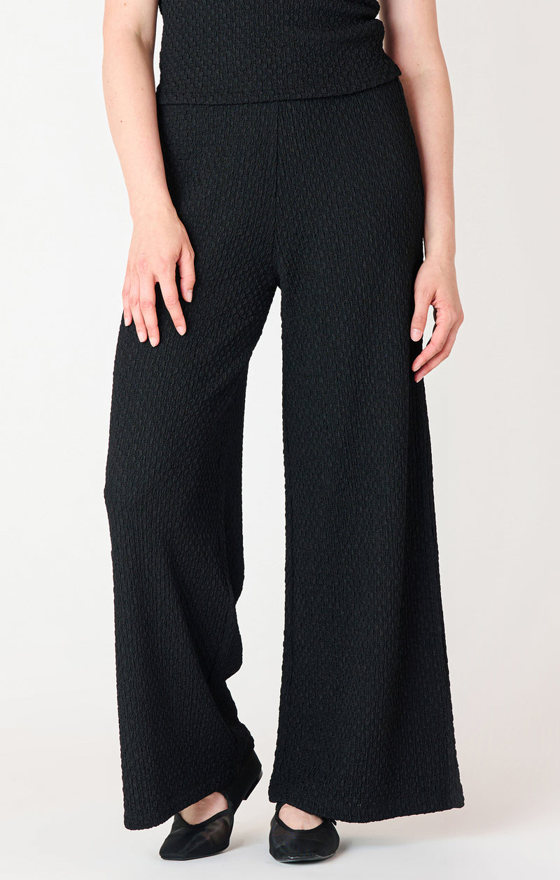 gianna textured flowy wide leg pants