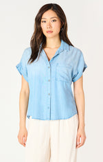 ava button front blouse