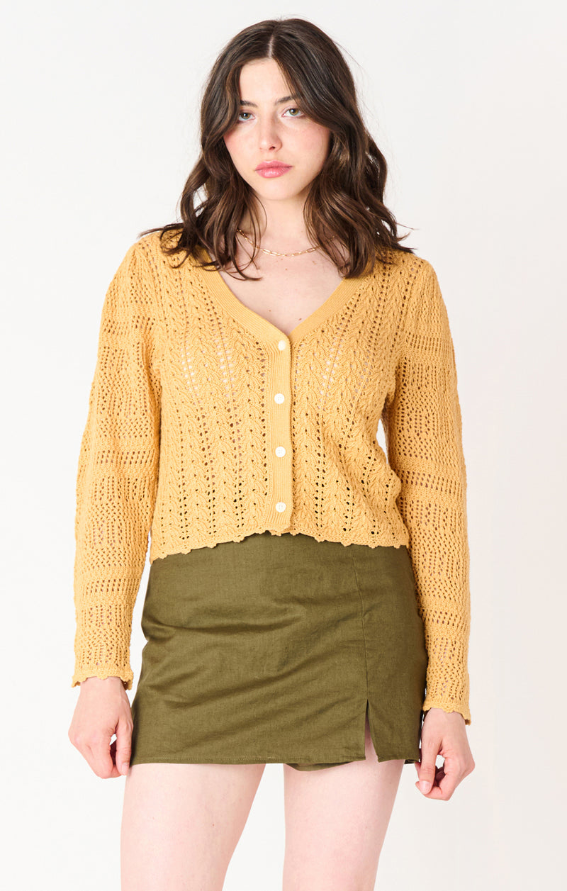audrina crochet cardigan