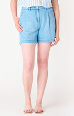 easton denim trouser shorts