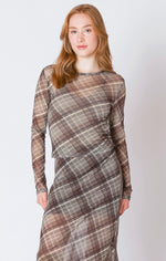 bronte mesh crewneck top