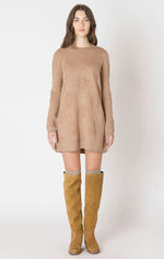 talia patterned sweater dress