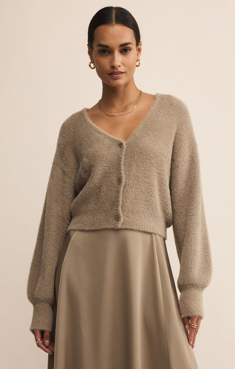 sadira fluffy cardigan