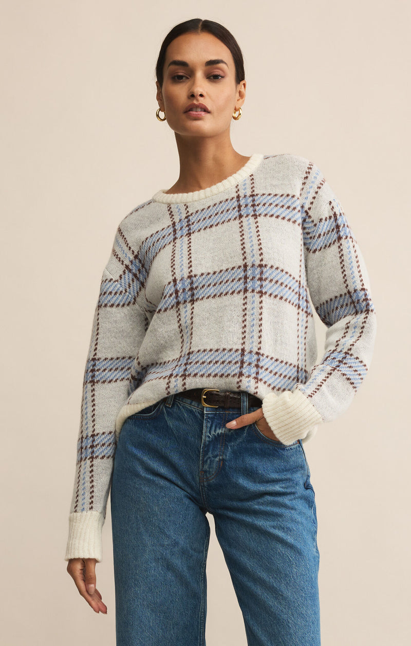 junction plaid sweater