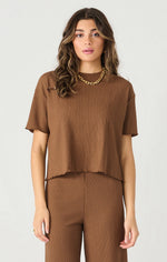 maeve textured top