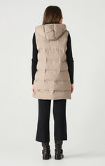 millie hooded puffer vest