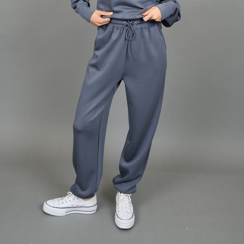 joselle soft knit jogger- steel