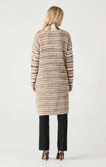 jayme striped open cardigan