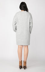 asmee v-neck sweater dress