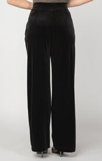 neve wide leg velour pant