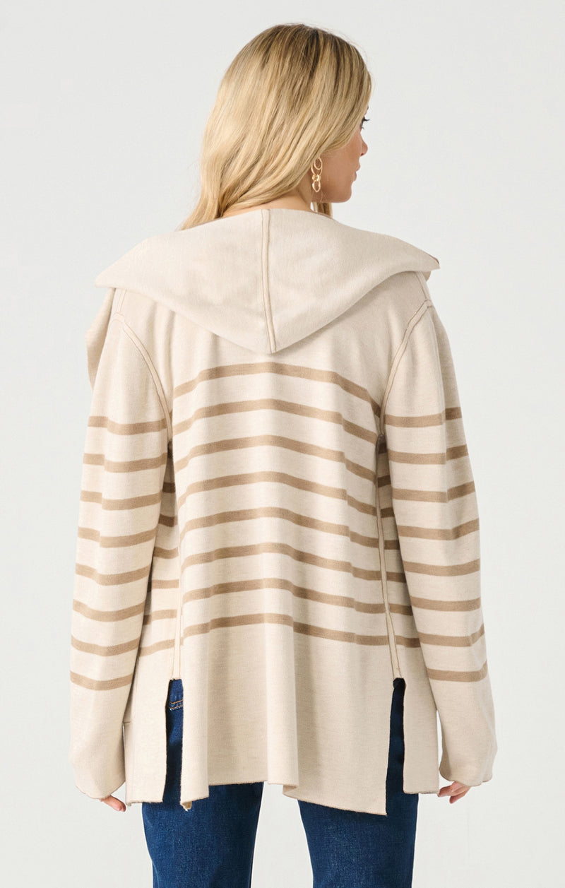 wynter reversible hooded cardigan