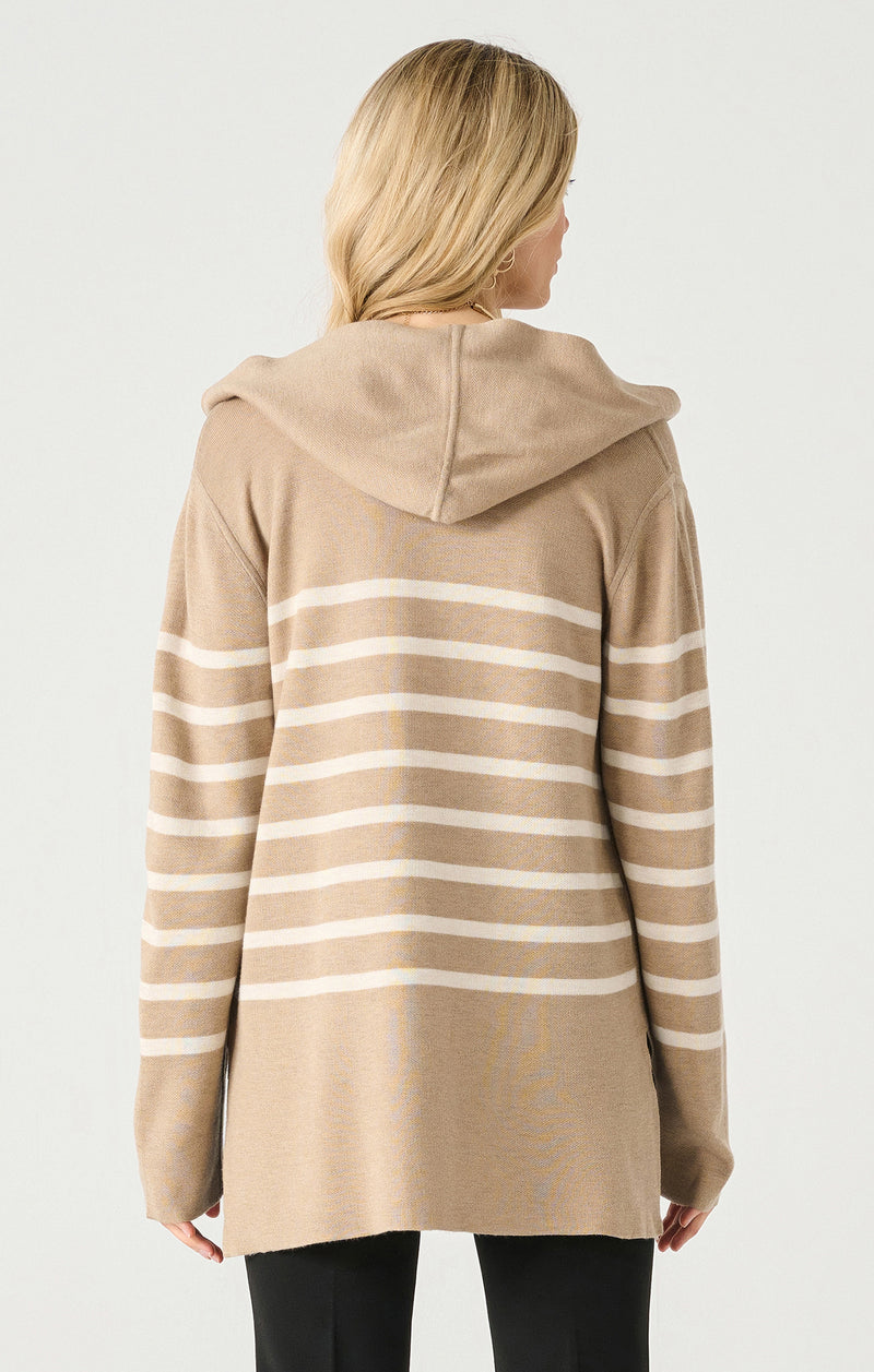 wynter reversible hooded cardigan