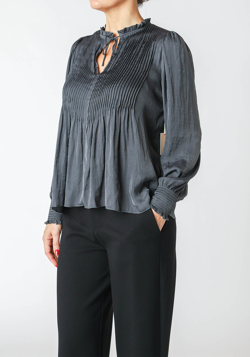 kelcie pintuck blouse