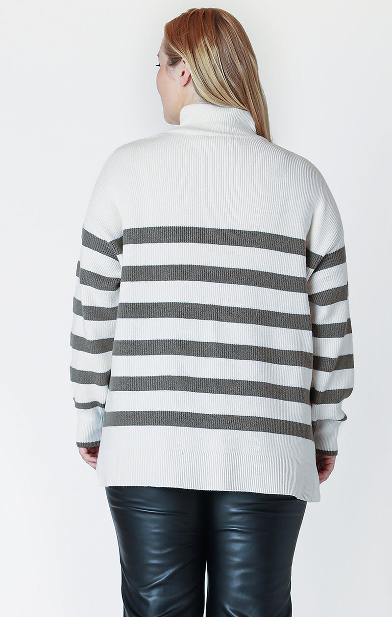 jasleen half zip sweater