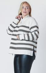 jasleen half zip sweater