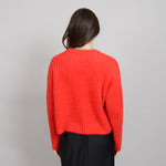 zaida pullover- cherry