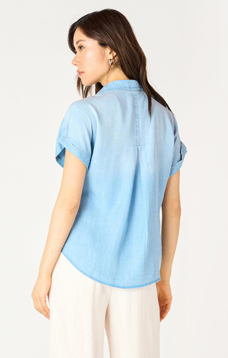 ava button front blouse