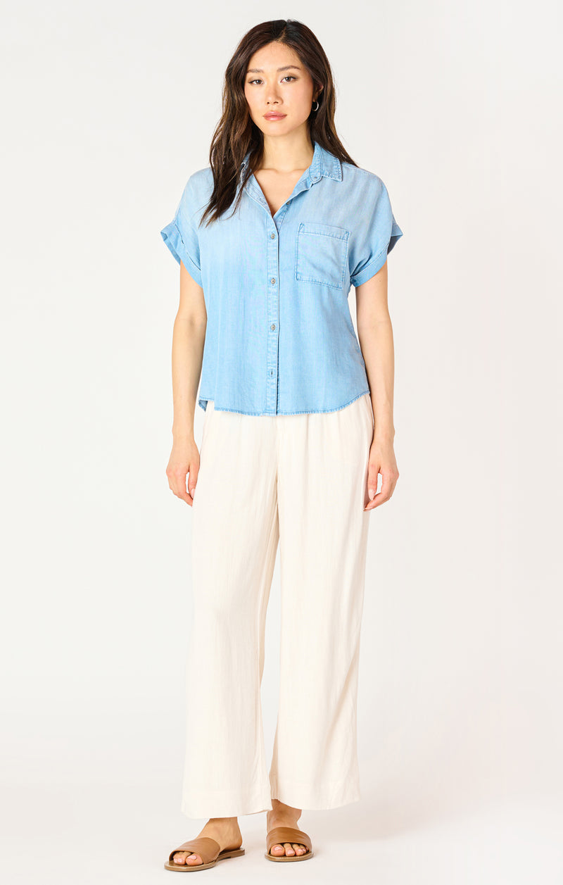 ava button front blouse