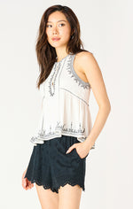 skylar embroidered top