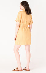 larsen belted mini shirt dress
