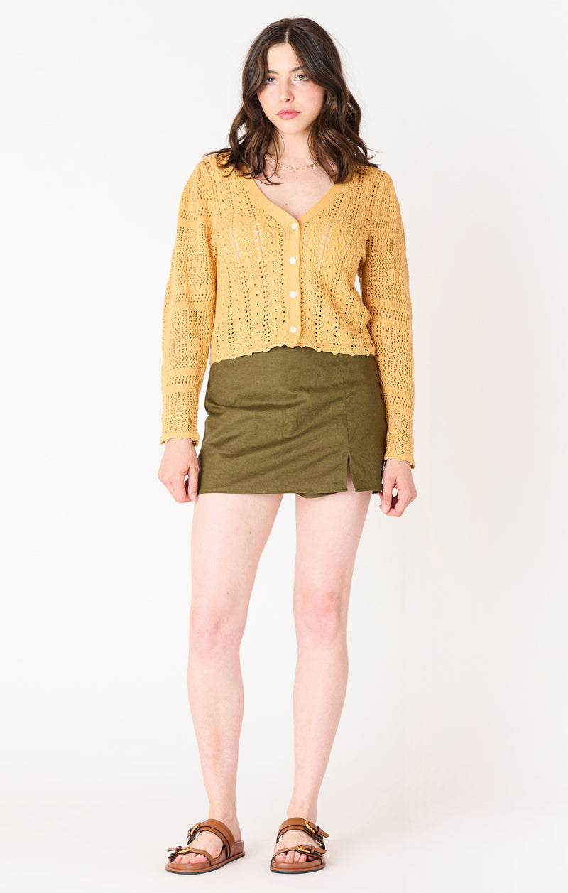 audrina crochet cardigan