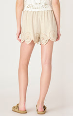 willa eyelet pull on shorts