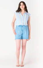 easton denim trouser shorts