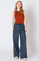 roxie ribbed tank- burnt orange