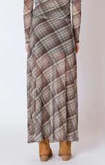 bronte mesh midi skirt