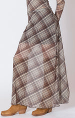 bronte mesh midi skirt