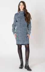 cooper cable knit sweater dress
