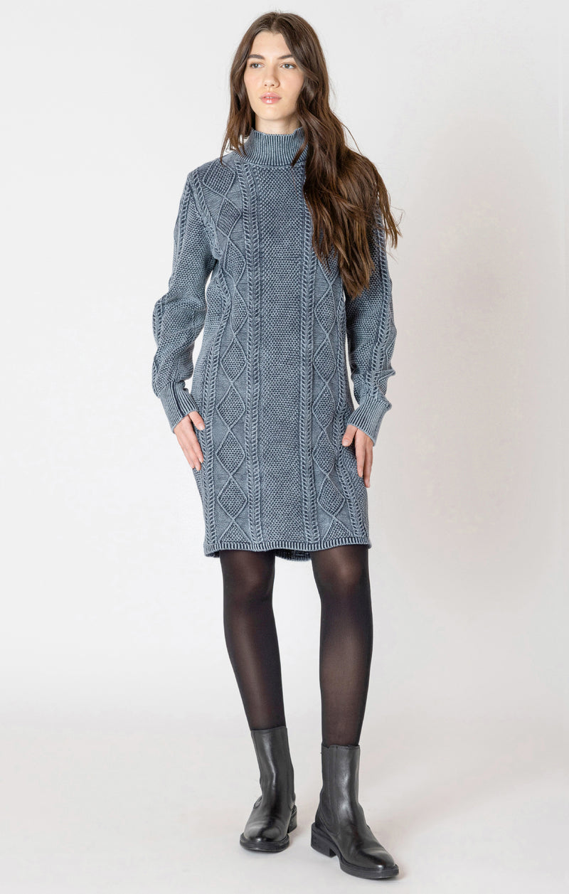 cooper cable knit sweater dress