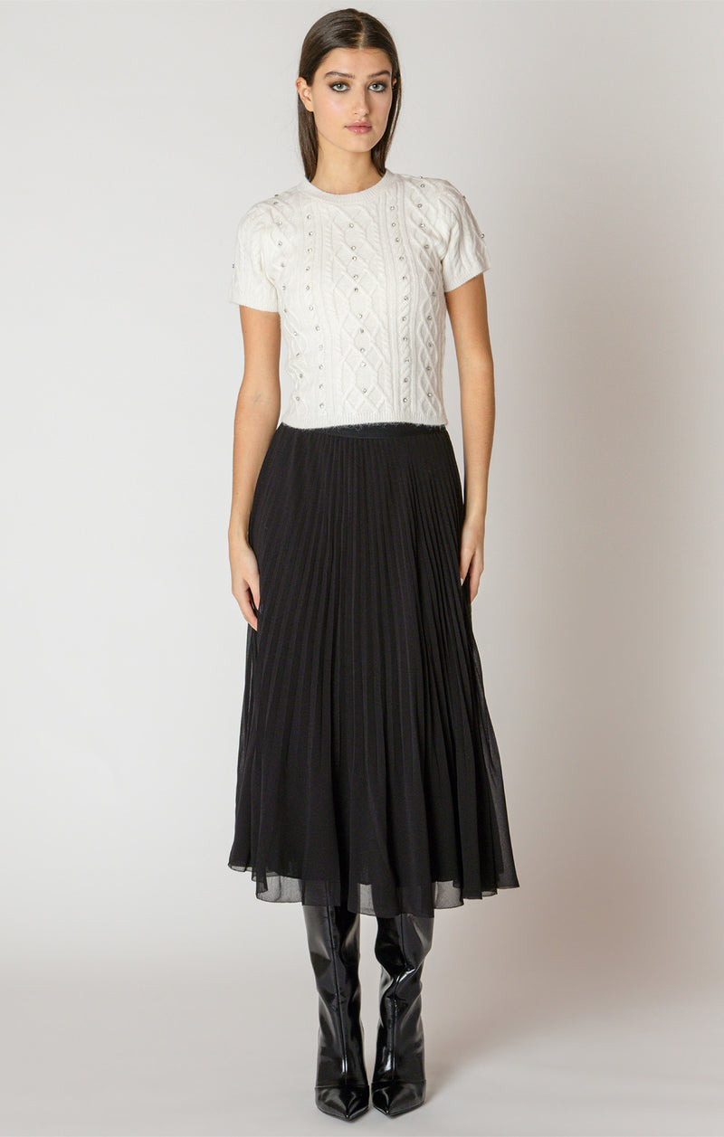 lara pleated skirt