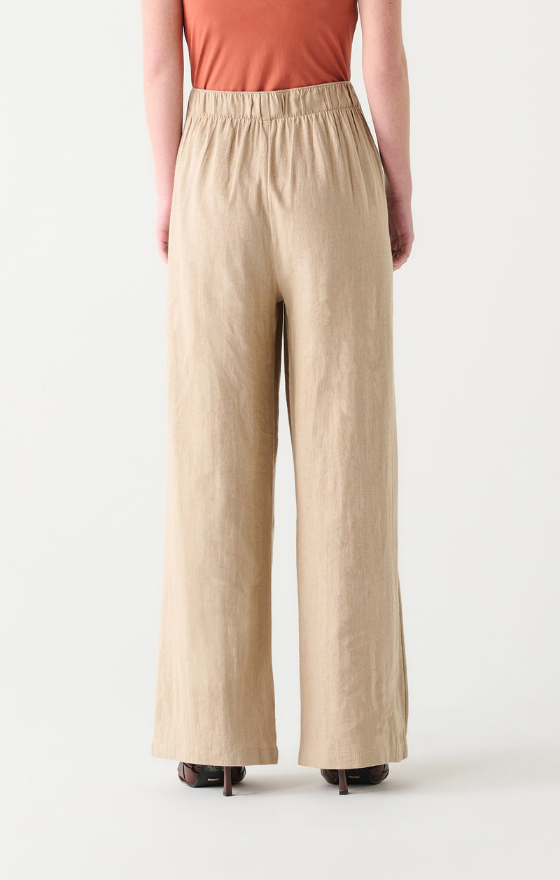 aria burlap high waist pant