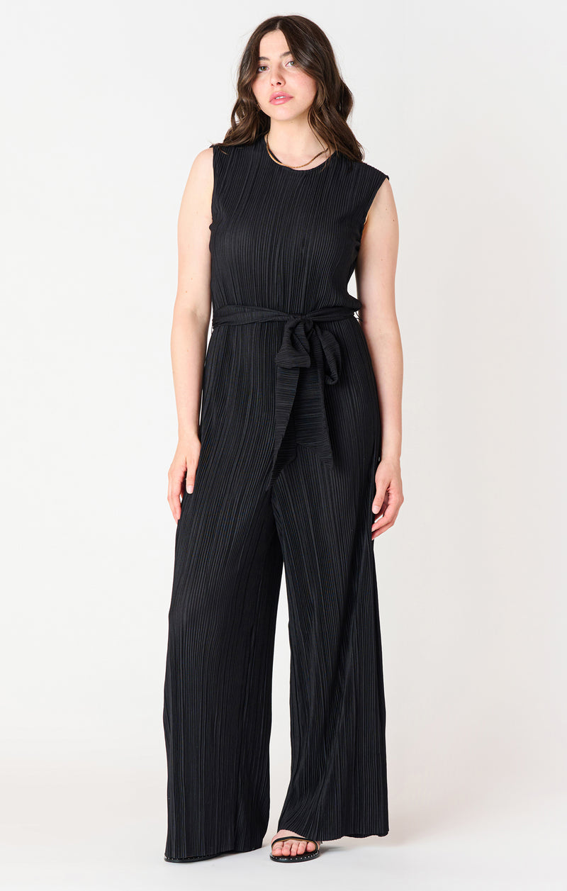 plisse jumpsuit