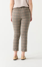 houndstooth straight knit pant