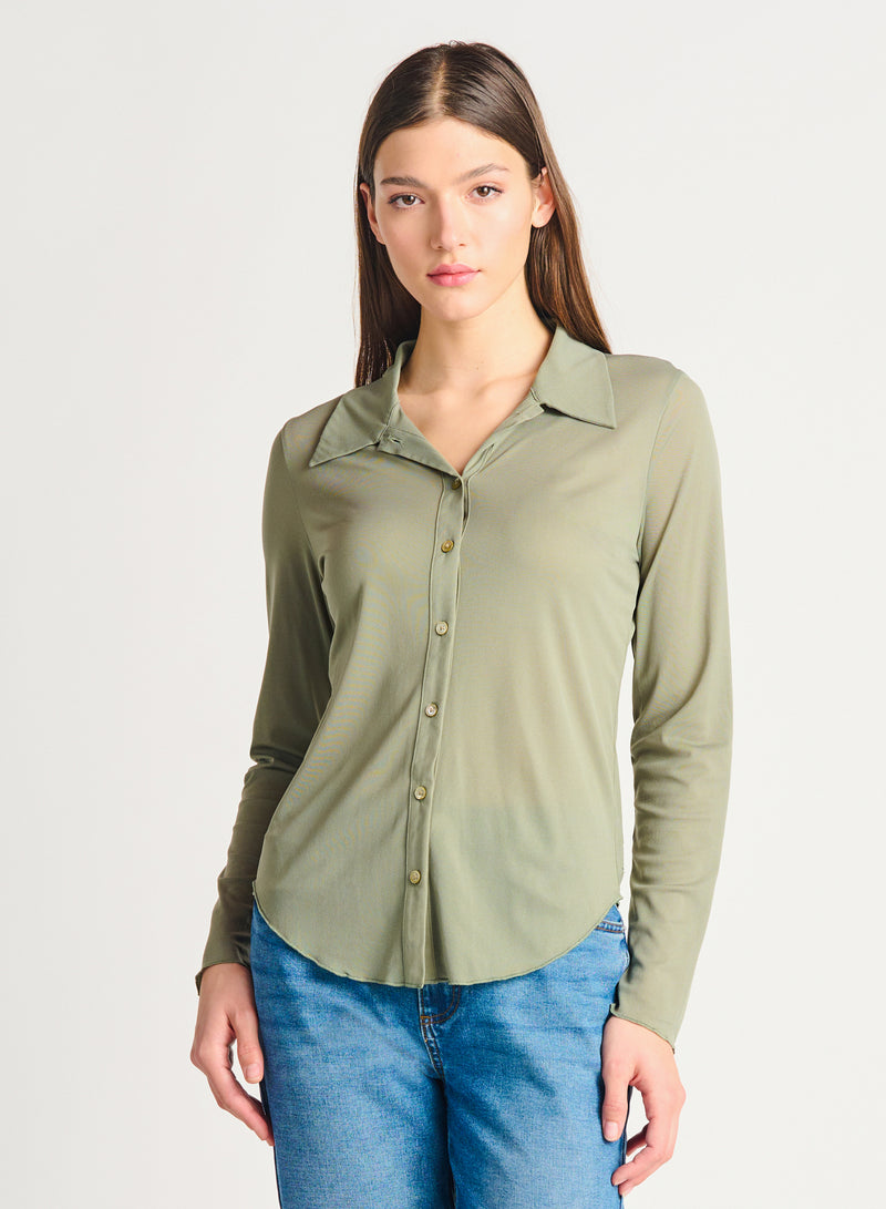 avery button front top