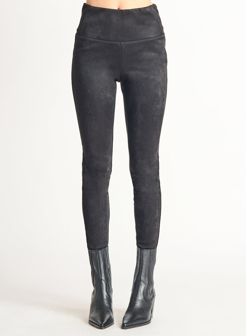 luz faux suede legging