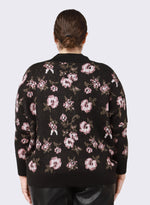 cadence pink roses sweater