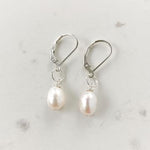 little pearl earrings