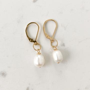 little pearl earrings