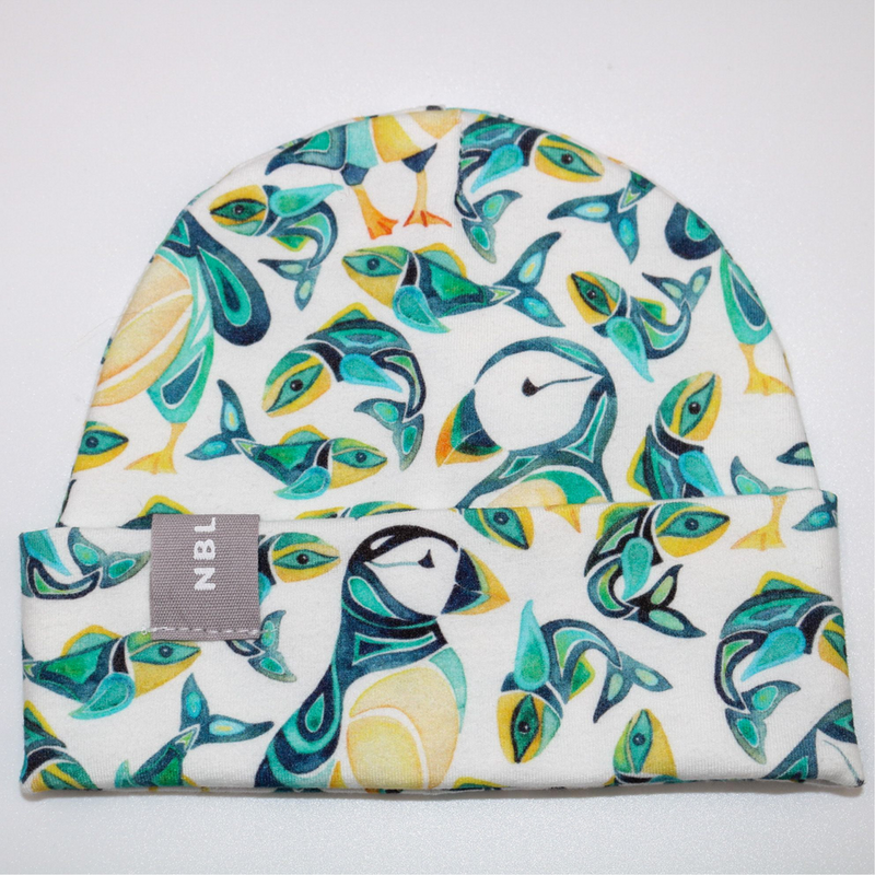 puffin party beanie hat