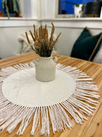 macrame centrepiece