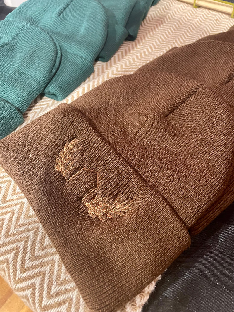 the outport beanie- brown
